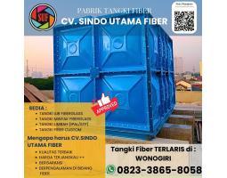 Tandon Air Bersih FRP Kotak, Tangki Panel Fiberglass - Wonogiri