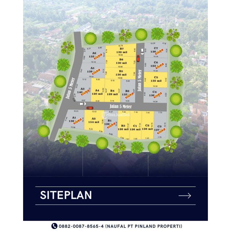 Dijual Tanah Kavling, Luas 120m2, SHM, Dekat RSUD Sleman, Harga Mulai 180 Jutaan- Yogyakarta