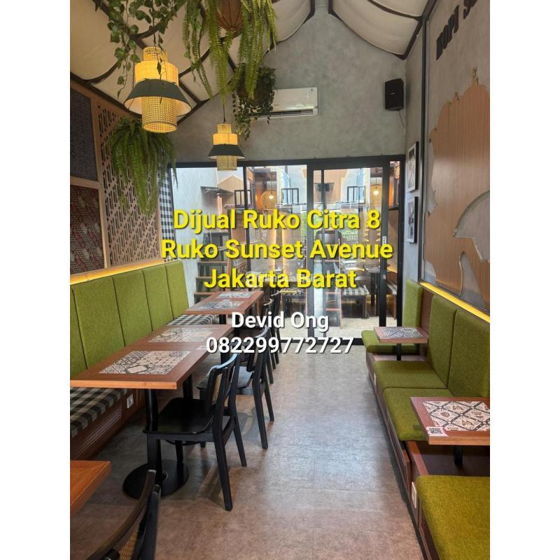 Dijual Ruko Luas 126 m2 SHGB Citra 8 Sunset Avenue Semi Furnished - Jakarta Barat