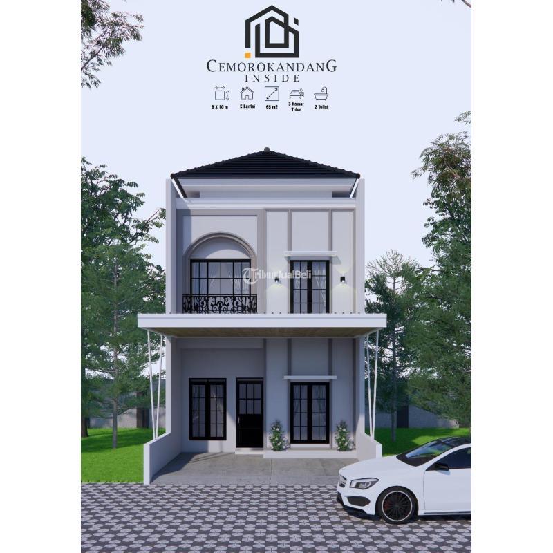 Jual Rumah Impian Free Furniture 2 Lantai Tipe 65 Baru Strategis SHM Dp 0 - Malang Kota