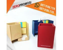 Souvenir Kotak Pen Memo Cetak Logo - Tangerang