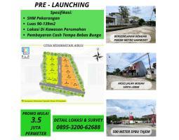 Jual Tanah Pekarangan Luas 90 m2 dekat SPBU Tajem - Sleman
