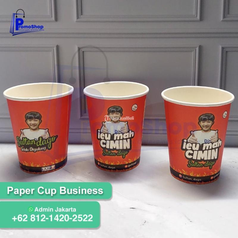 Jasa Cetak Sablon Cup, Kertas Logo Bisnis, Percetakan Paper Cup ...