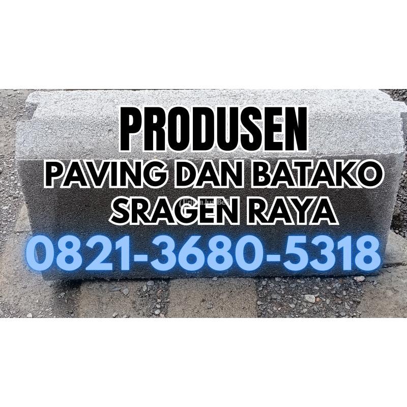 Pabrik Paving Dan Batako Terdekat Di Miri - Sragen