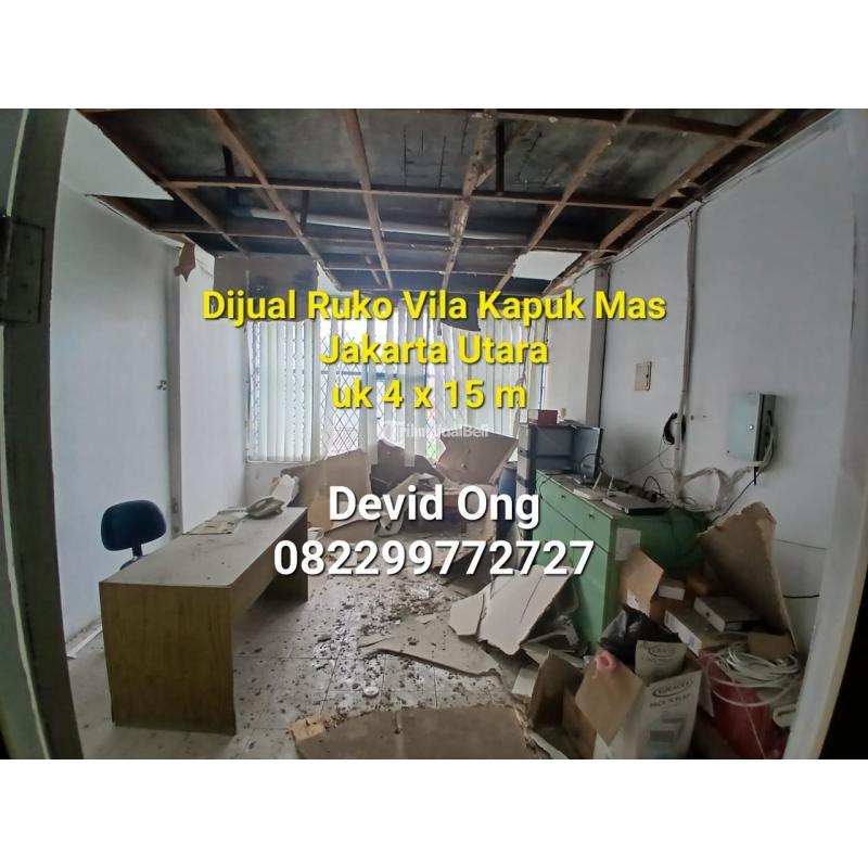 Dijual Ruko Villa Kapuk Mas 3 Lantai SHM - Jakarta Utara