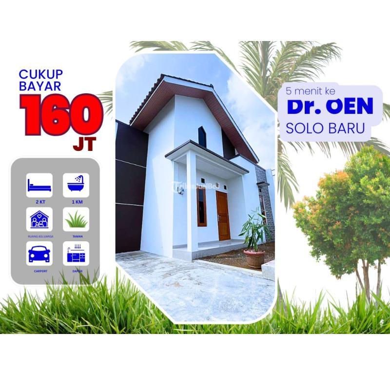 Dijual Rumah Tipe 36 SHM 2KT 1KM Dekat The Park Mall Solo Baru - Sukoharjo