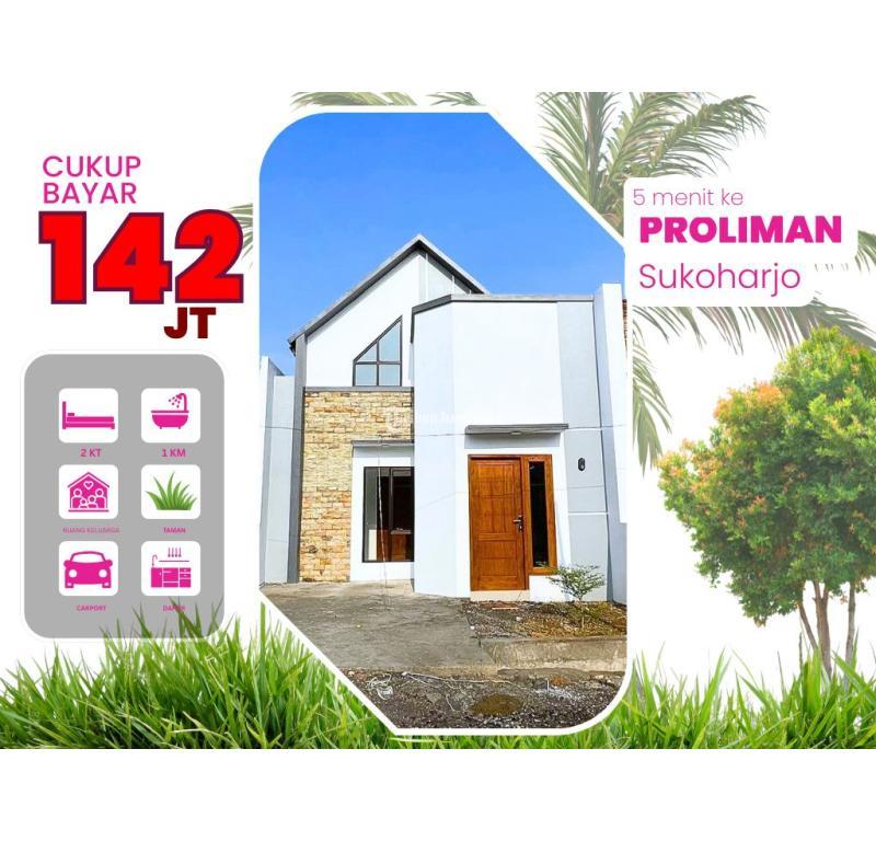 Dijual Rumah Tipe 36 SHM 2KT 1KM Dekat Proliman Sukoharjo - Sukoharjo Kota
