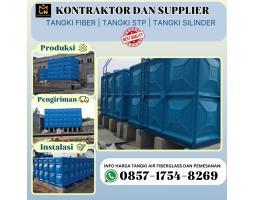 Kontraktor dan Supplier Tangki  FRP Fiberglass - Bengkulu