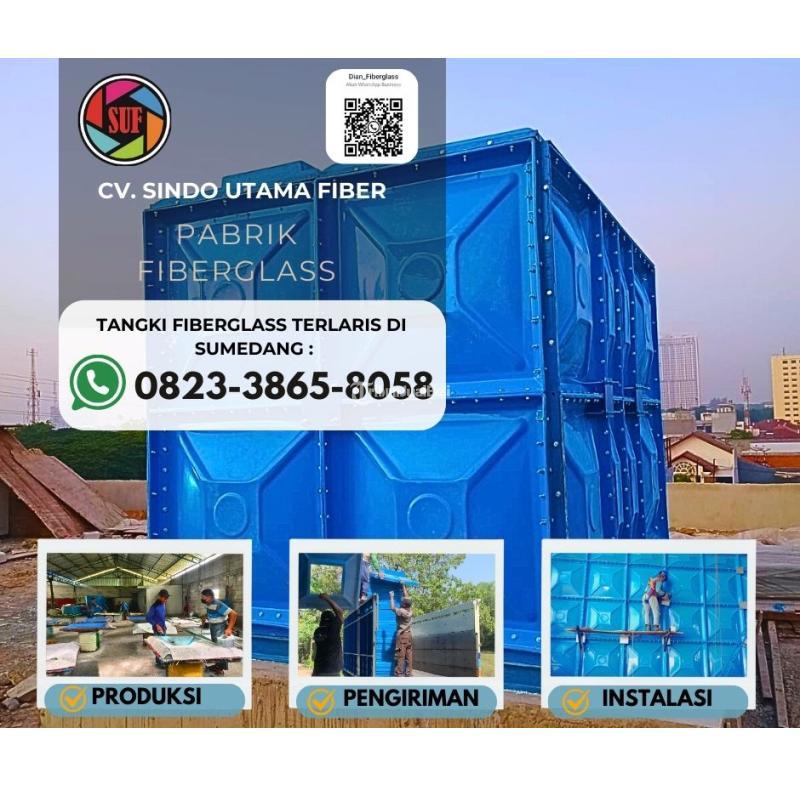 Ground Water Tank Panel FRP Fiberglass, Roof Tank Fiber - Sumedang