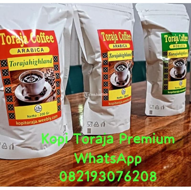 Kopi Toraja Asli Arabika dan Robusta - Makassar 