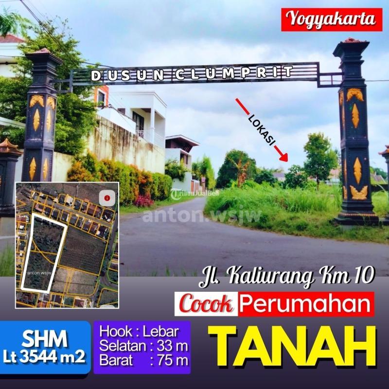 Tanah Bagus Jogja Jl Kaliurang Km 10 Luas 3544 m2 ld 33m SHM - Sleman