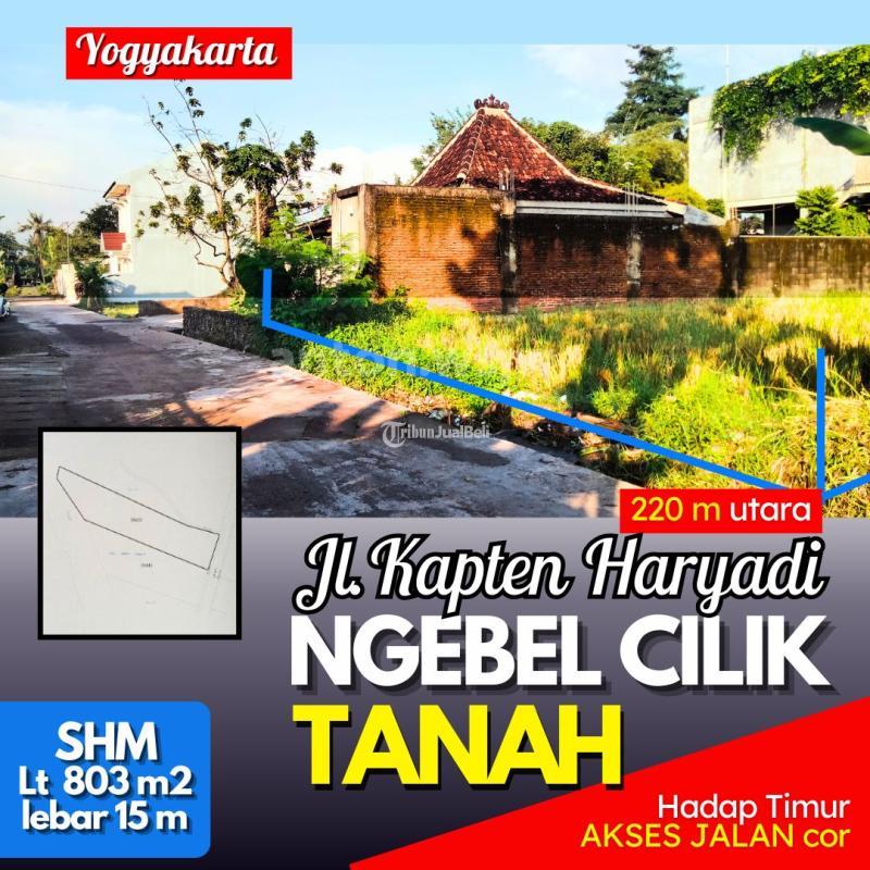 Dijual Tanah Asri Jogja View Merapi Jl Kaliurang Km 9,3 LT 803 M LD 15 M SHM - Sleman