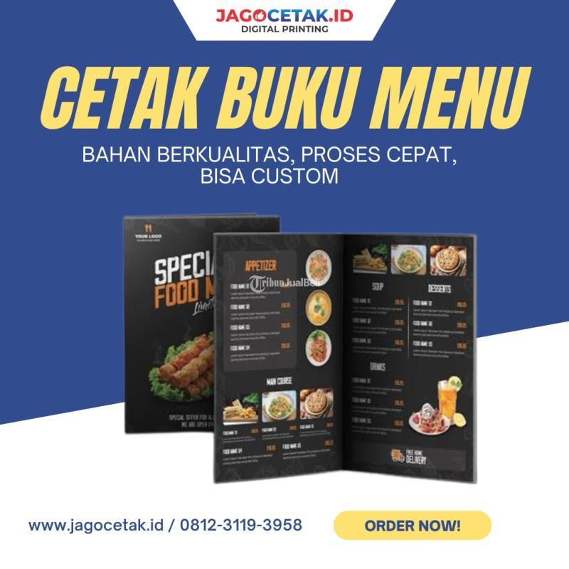 Jasa Cetak Buku Menu - Sidoarjo