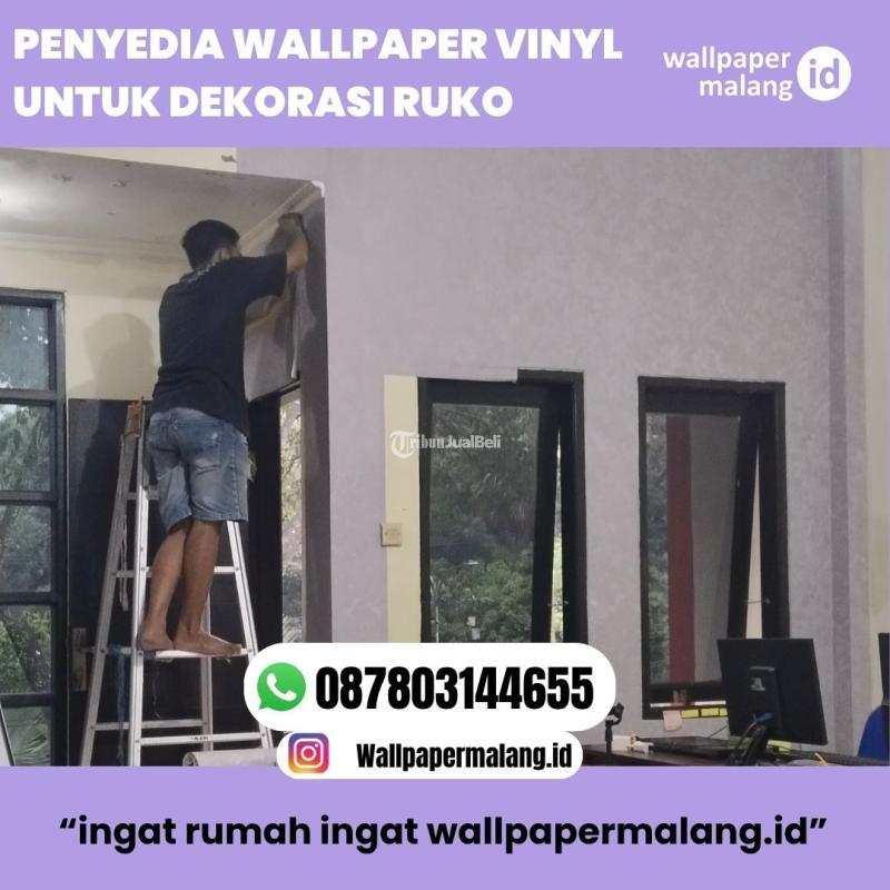 Penyedia Wallpaper Vinyl Untuk Dekorasi Ruko - Malang Kota