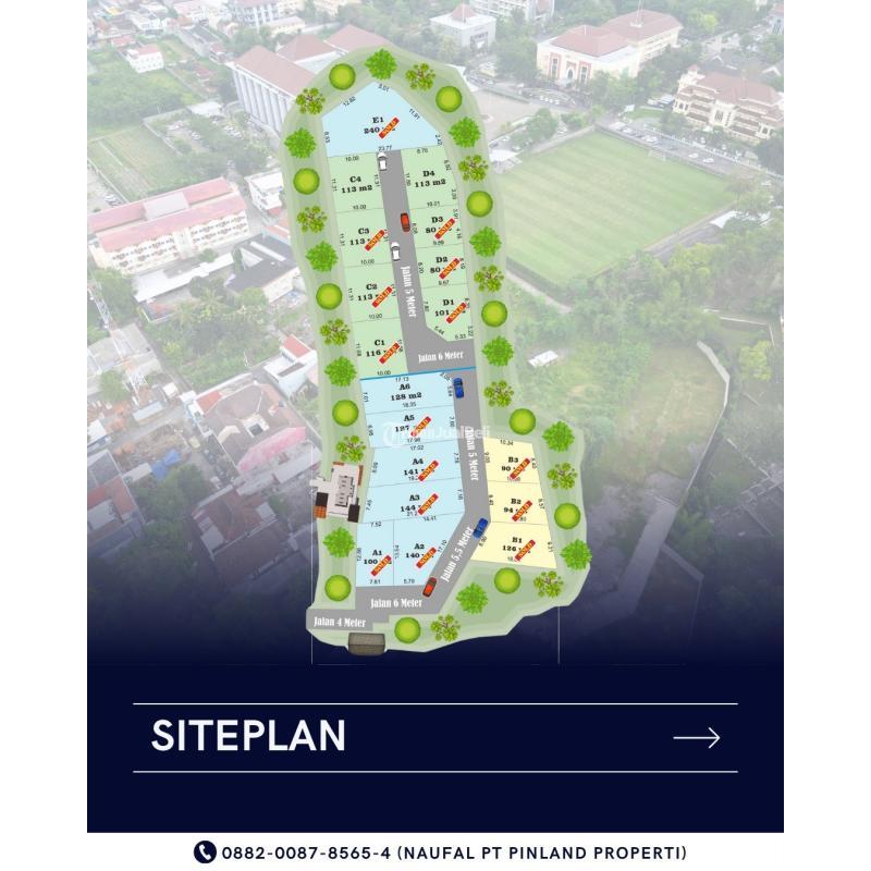 Jual Tanah Luas 113 m2 Shm Selatan Kampus Uii Jl. Kaliurang Promo Mulai 2,9 Juta Per Meter - Sleman