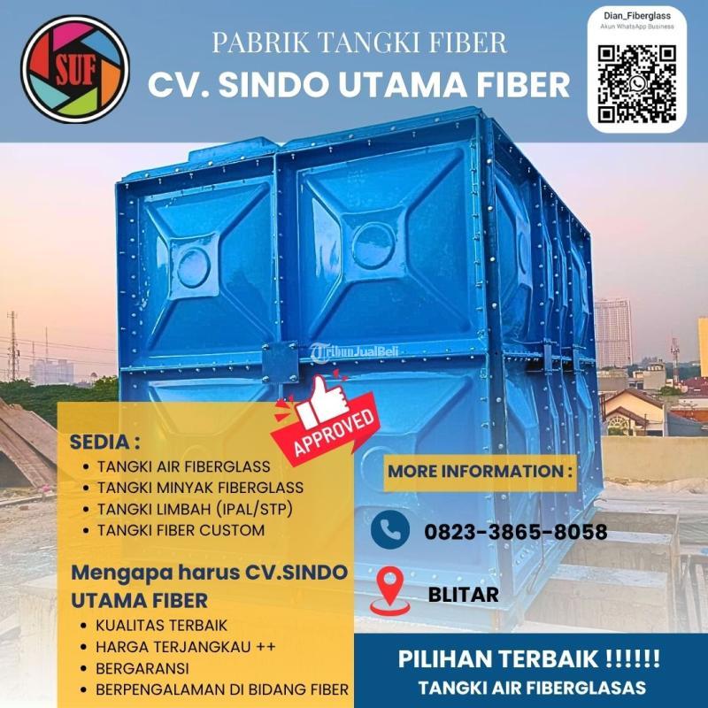 Sedia Tangki Air Fiberglass FRP Berkualitas, Roof Tank Panel - Blitar Jatim
