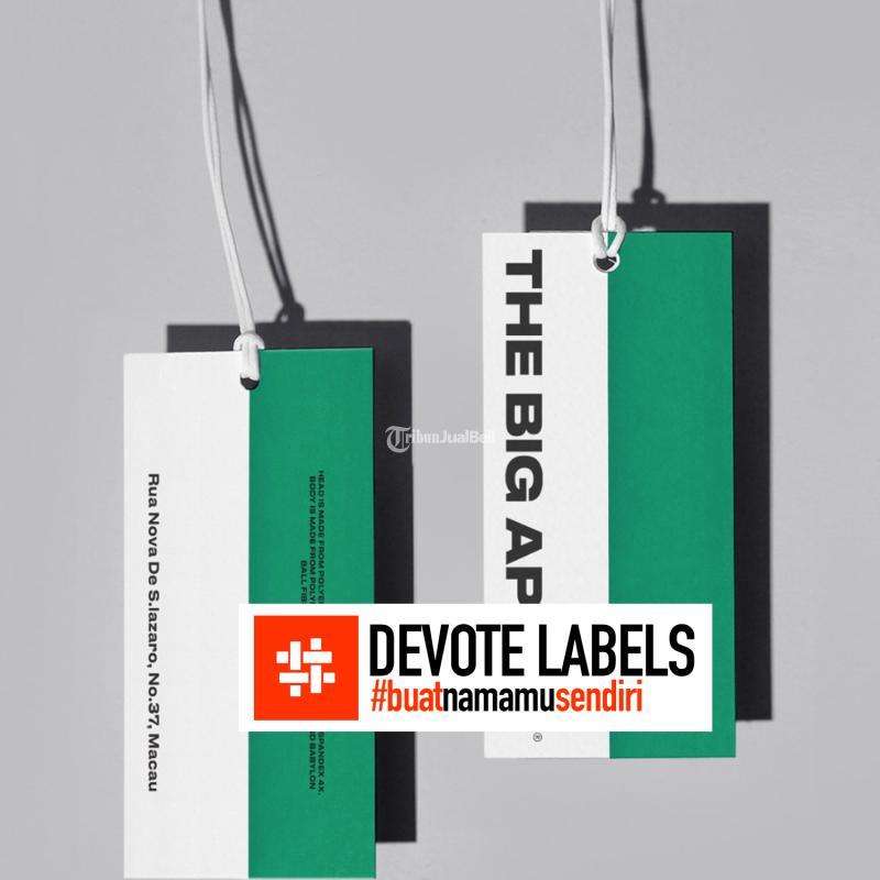 Label Kertas Hangtag Devote Labels - Mesuji