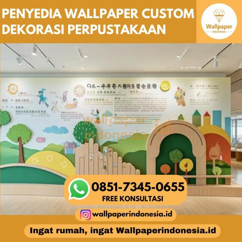 Penyedia Wallpaper Custom Dekorasi Perpustakaan - Malang Kota