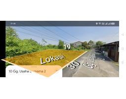 Jual Tanah Di Purnama Gang Bersama 2 Ukuran 30x19 meter Harga 1.5 M - Pontianak