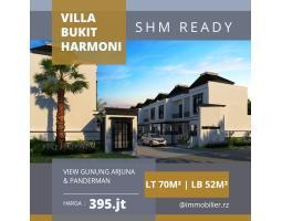 Dijual Rumah Villa, Tipe 52, 2KT, 2KM, SHM, Karangploso - Malang