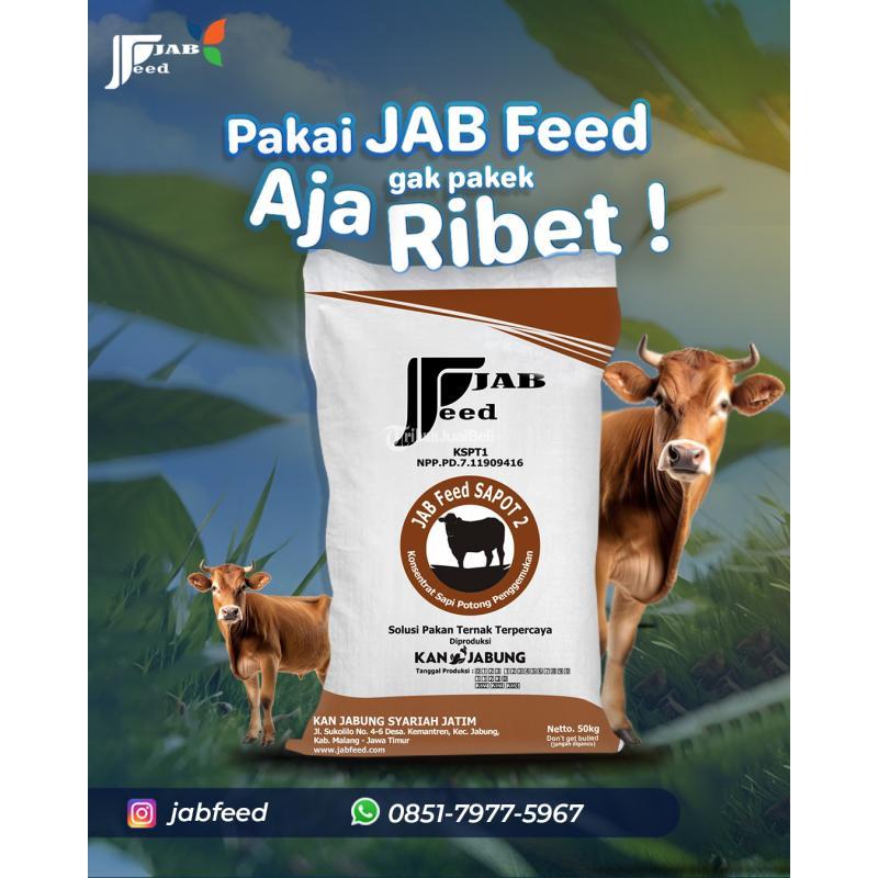 Jabfeed, Pakan Konsentrat Sapi Potong Penggemukan - Malang 