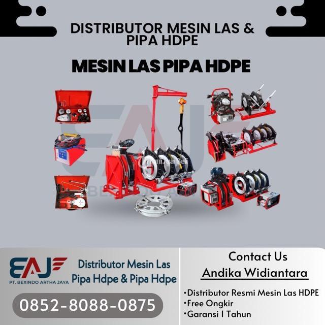 Supplier Mesin Las Pipa Hdpe Hydraulic Type SHD 355 Ukuran 110 - 355 mm - Jakarta Timur