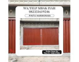 Pembuatan Pintu Besi Harmonika atau Folding Gate untuk Ruko atau Toko - Banjarbaru