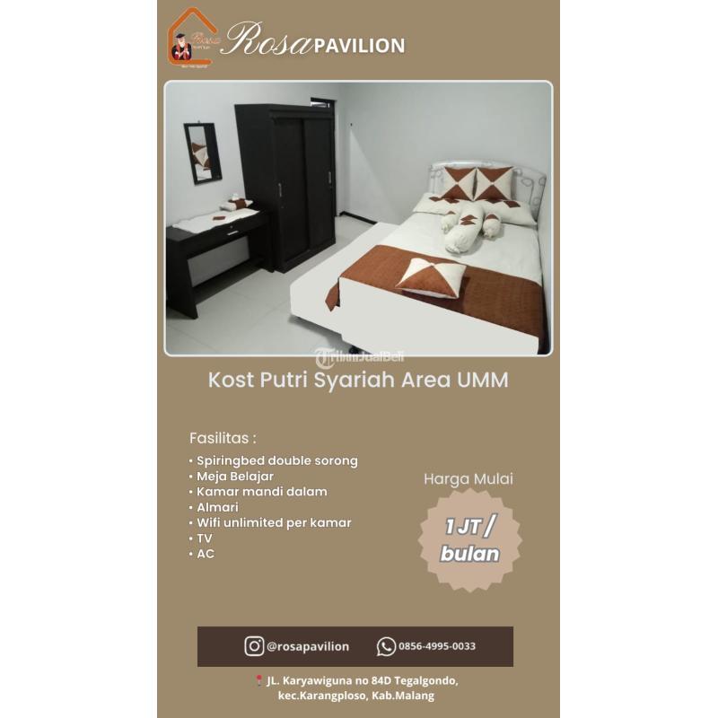 Disewakan Kost Syariah Murah - Malang 