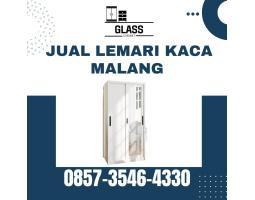 Toko Lemari Kaca Aluminium Pintu Geser - Malang