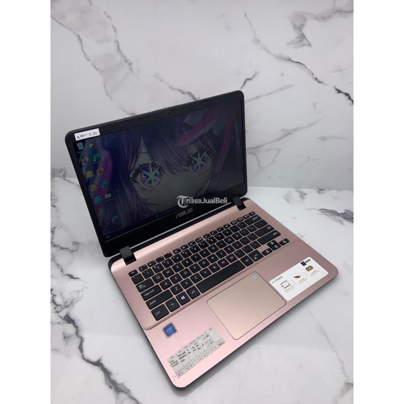 Dijual Laptop Second ASUS A407M, CELERON N4000, INTEL UHD GRAPHICS , RAM 4GB, SSD 120GB, HDD 1TB - Malang