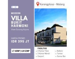 Dijual Rumah di Villa Bukit Harmoni Tipe 52 2KT 2KM Legalitas SHM - Malang 