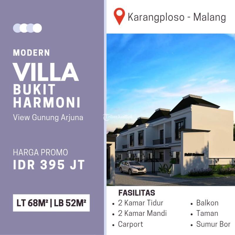 Dijual Rumah di Villa Bukit Harmoni Tipe 52 2KT 2KM Legalitas SHM - Malang 