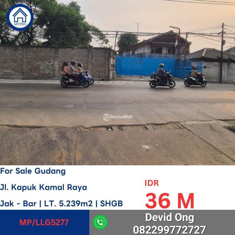 Dijual Pabrik di Kapuk Kamal Raya - Jakarta Barat