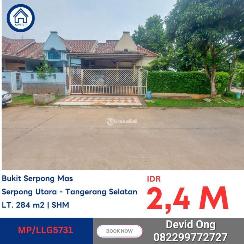 Dijual Rumah  Bekas Murah Luas 284 m2 di Bukit Serpong Mas - Tangerang Selatan