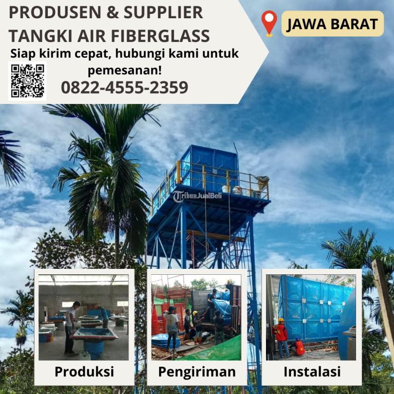 Kontraktor dan Pabrik Tangki Fiberglass - Karawang