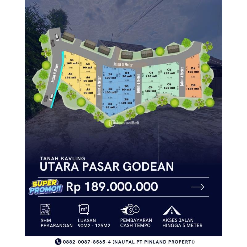 Dijual Tanah Kavling Siap Bangun Legalitas SHM - Sleman 