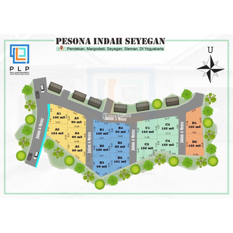 Dijual Tanah Kavling Siap Bangun Legalitas SHM - Sleman