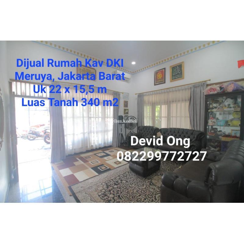 Dijual Rumah DKI Luas 340 m2 3KM 4KT SHM - Jakarta Barat