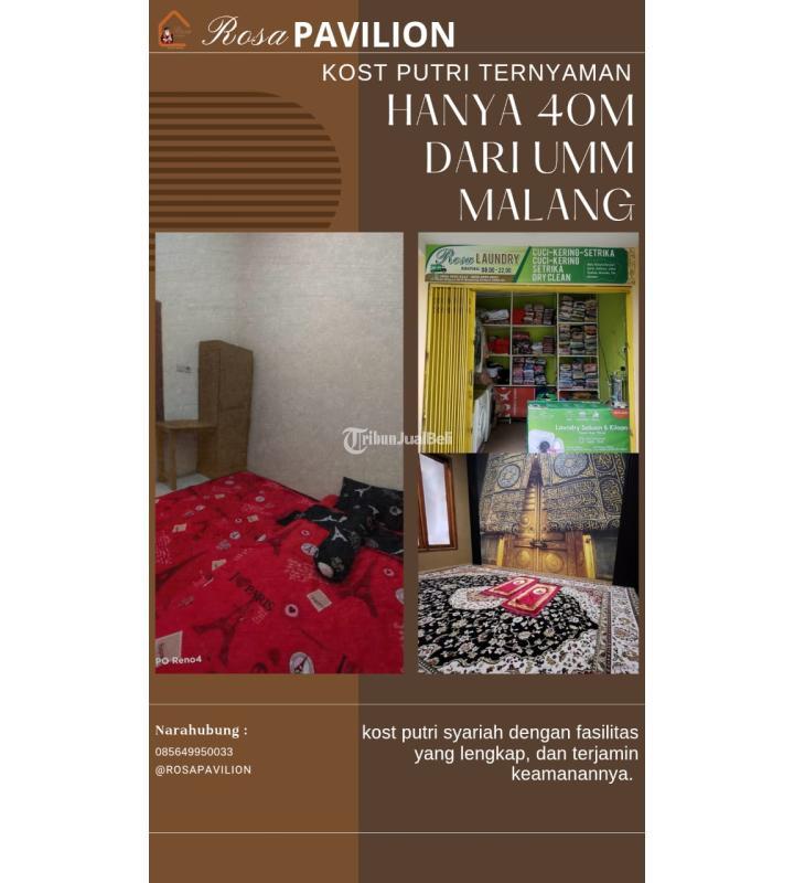 Disewakan Rekomendasi Kost Putri - Malang 