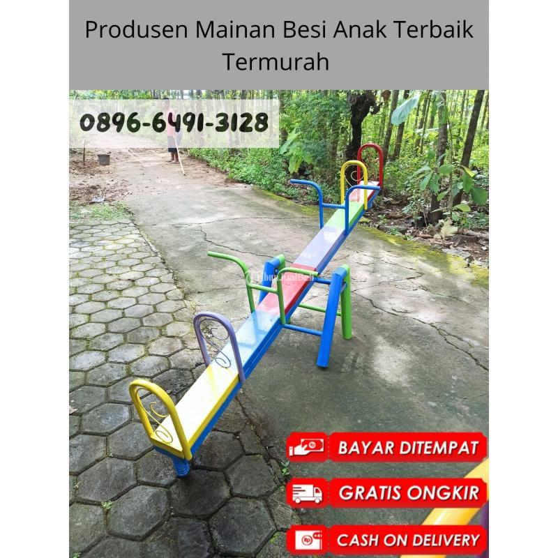 Pusat Mainan Playground Set Ayunan Besi - Lumajang