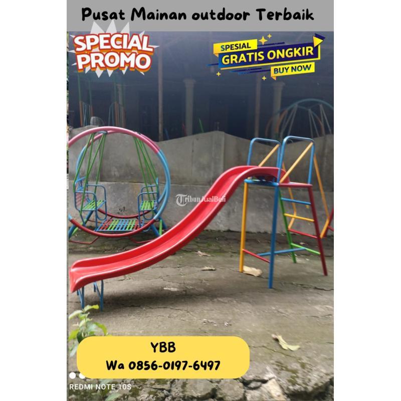 Pusat Mainan Playground Set Ayunan Besi - Lumajang