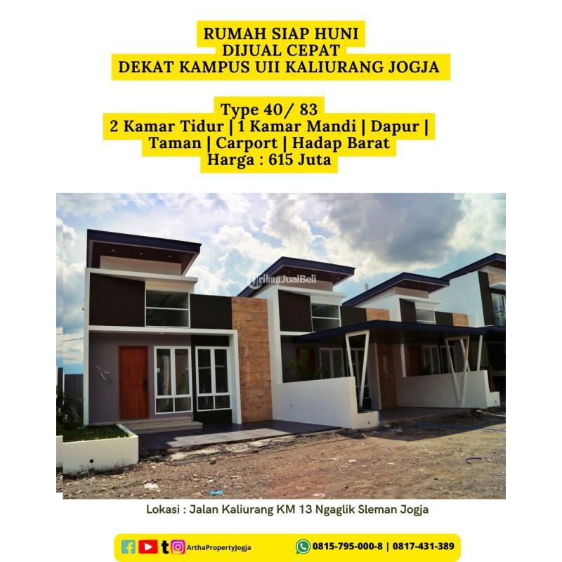Dijual Rumah 2KT 1KM dalam Perkampungan Nyaman dan Asri Dekat UII Jakal - Sleman