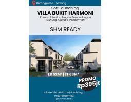 Dijual Villa 2 Lantai, 2KT, 2KM, SHM, View Gunung Arjuna dan Kota Batu - Malang