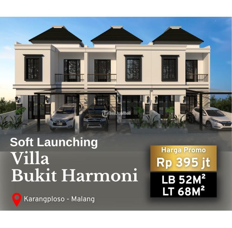 Dijual Villa Rumah 2KT 2KM SHM View Kota dan Gunung - Mojokerto