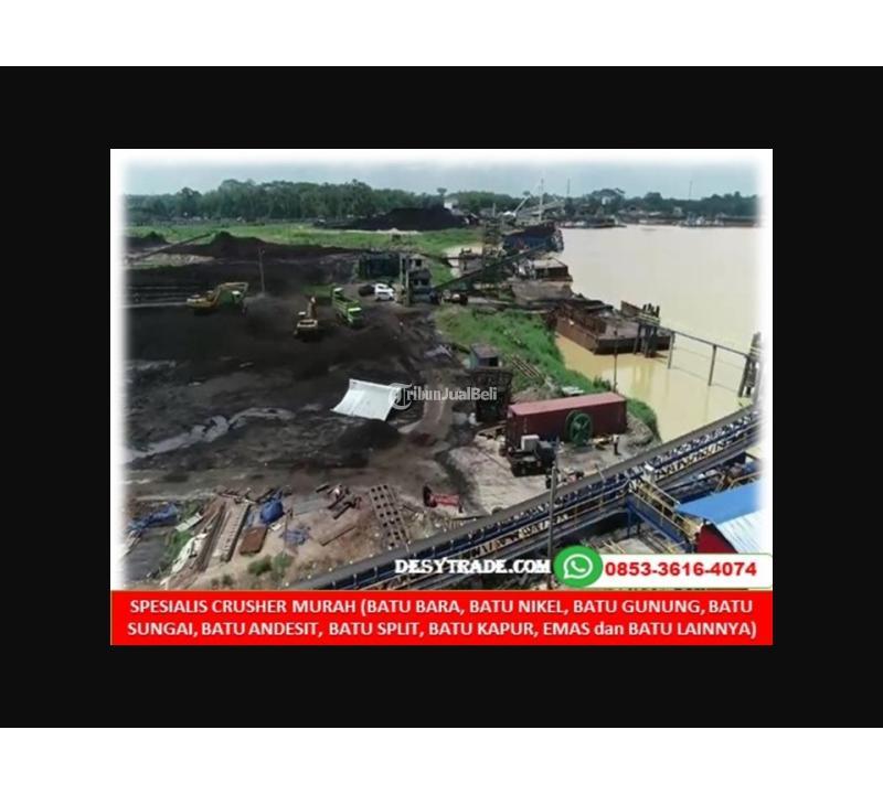 Fabrikasi Stone Crusher Plant Alat Pemecah Batu Mangan - Tapanuli Selatan