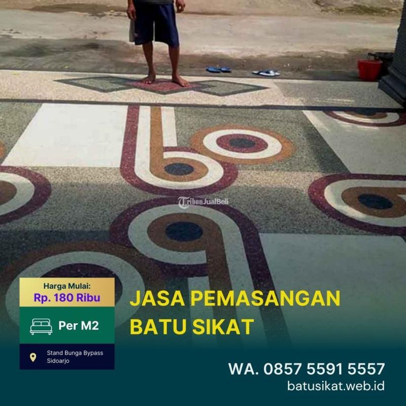 Jasa Pemasangan Batu Sikat Surabaya Sidoarjo Gresik - Sidoarjo