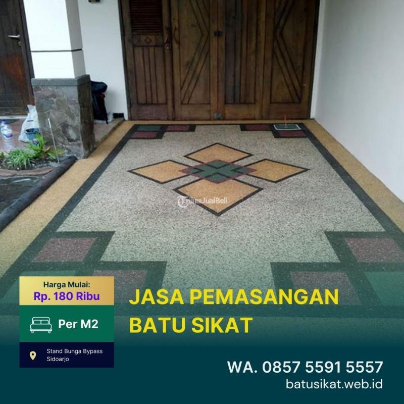 Jasa Pemasangan Batu Sikat Surabaya Sidoarjo Gresik - Sidoarjo