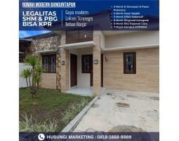Jual Rumah Murah Tipe 36 Siap Bangun Sblm Jogja TV Kids Fun Dkt Jl Wonosari 10 Menit Kotagede - Bantul