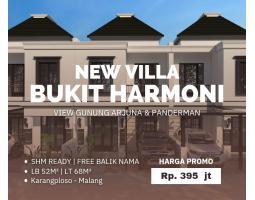 Jual Villa Luas 68 m2 Baru View Gunung dan Kota - Malang
