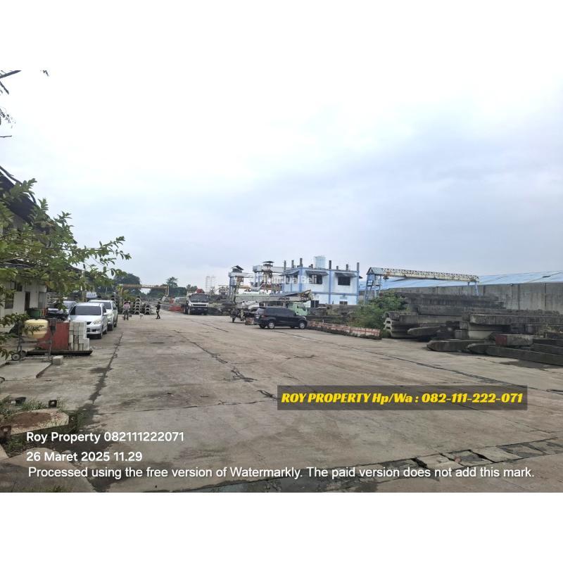 Dijual Tanah Open Yard di Cakung Cilincing 4 Ha Full Cor Beton Siap Bangun - Jakarta Timur
